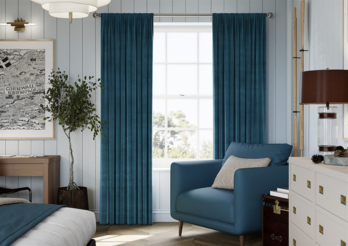 Premier Velvet (Thermal Blackout), Lagoon - Made to Measure Curtains - Image 3